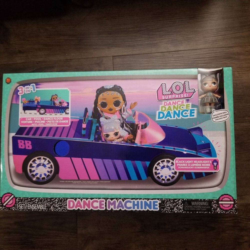 LOL Surprise Dance Machine Car with Exclusive Doll